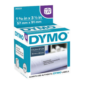 ETIQUETA DE PAPEL 89 X 36MM 2 X 260  Modelo:30321