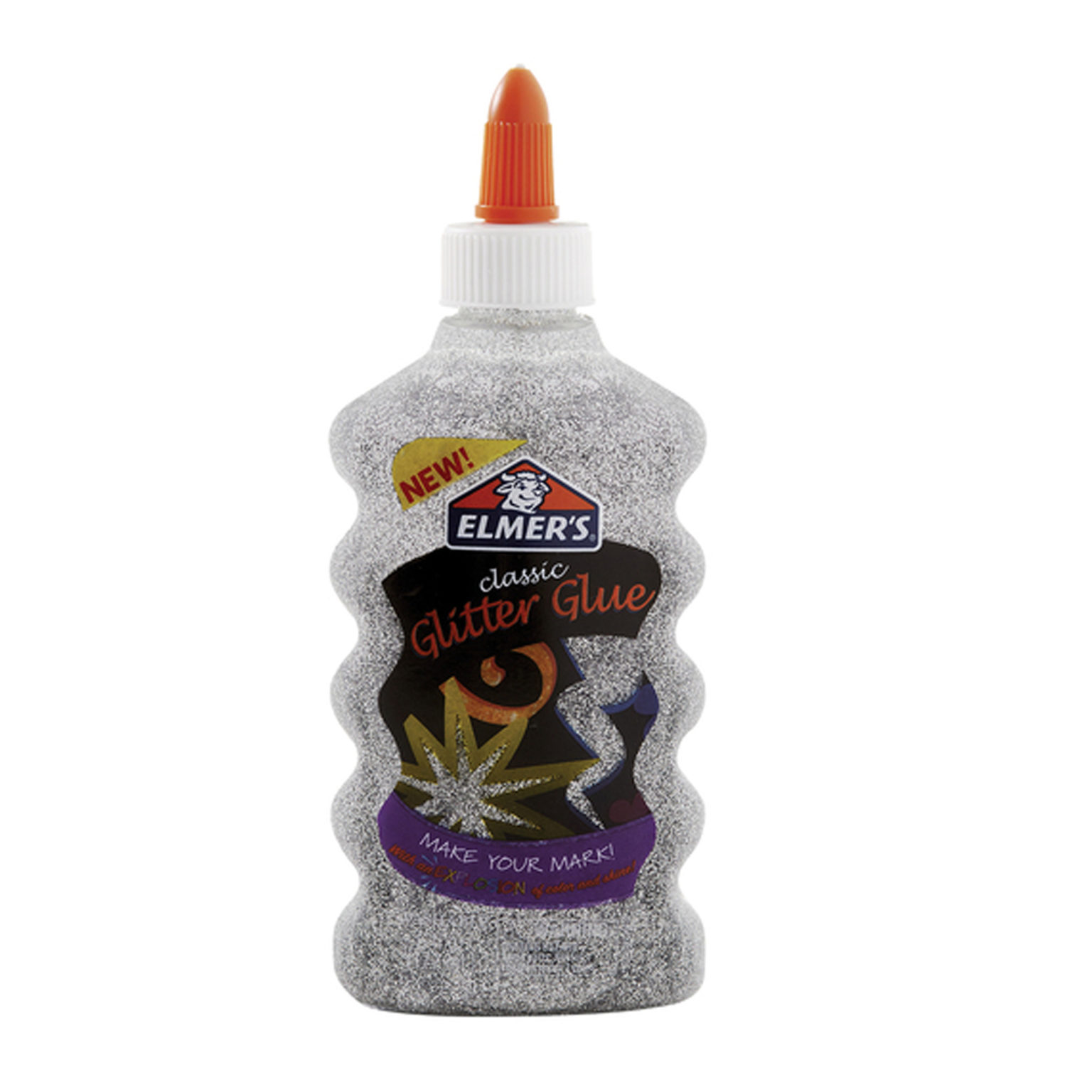 ELM GLITTER GLUE SILVER 6OZ Codigo2080850 CORDYMEX